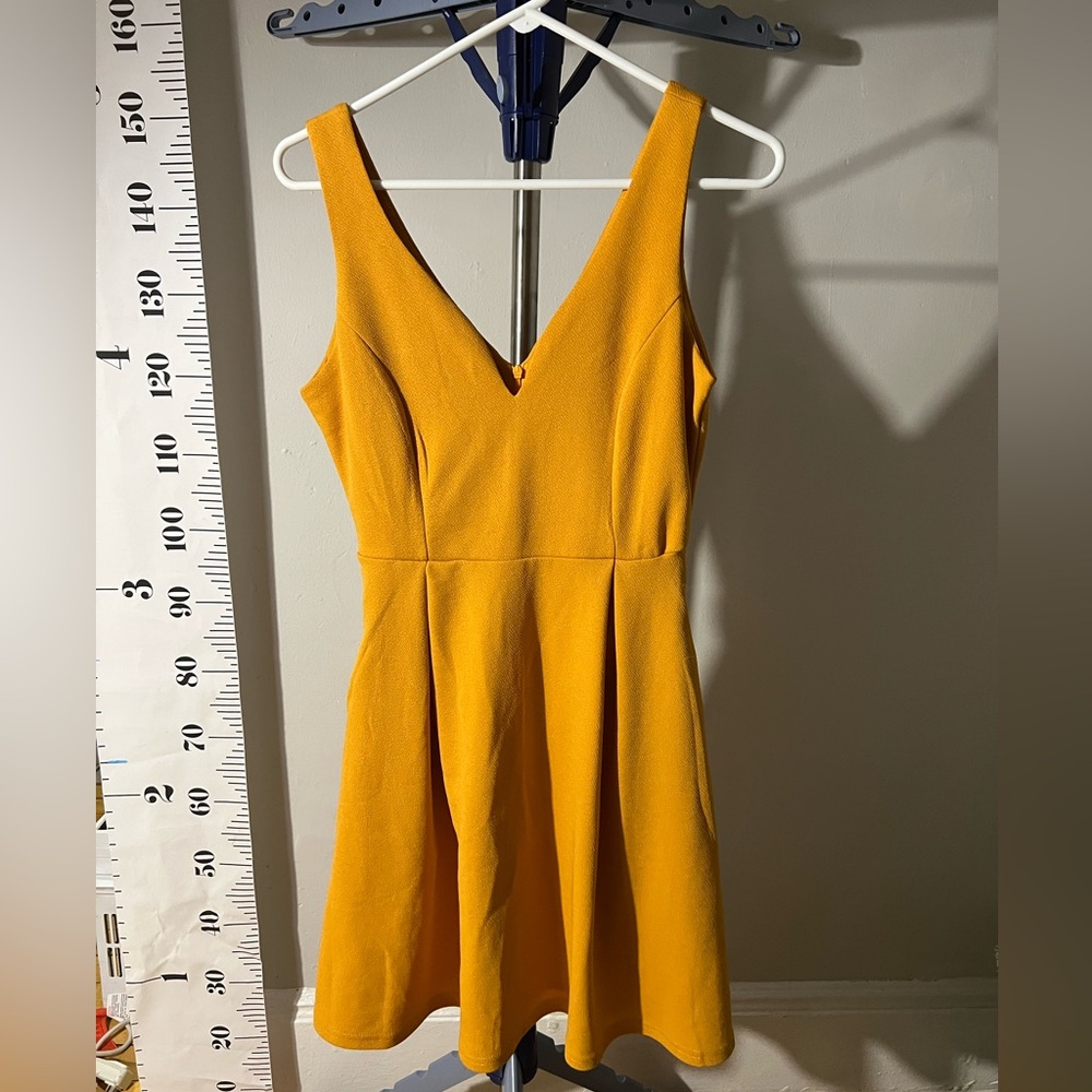 Yellow dress size small